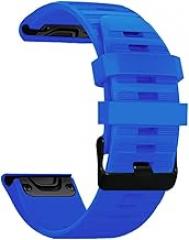 AISPORTS Compatible with Garmin Fenix 8 47mm/E 47mm/7/7 Pro/6/6 Pro/5/5 Plus Band Silicone, 22mm Quick Fit Watch Band Sport Wristband Bracelet Replacement Band for Garmin Forerunner 965/955/945/935