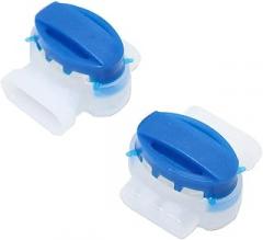 SagaSave 2 Pcs 3 Way Waterproof Wire Connectors for 22-14 AWG Cables Robotic Lawnmower, Electric Dog Fence, Automotive Electronics Easy to Use