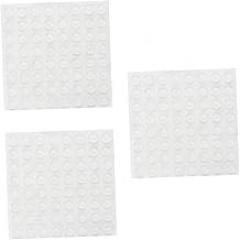 Angoily Self-Adhesive Door Knob Bumpers 12x4mm Wall Protectors for Cabinets Furniture Electronics 128pcs Set Sturdy Door Stoppers for Home Use