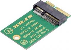 cablecc NGFF E-Key A+E Key Male to Female 22x30mm to 22x42mm Extension Adapter for Wireless Card