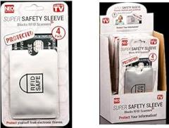 Imperial Home's RFID Sleeve Protectors, Protection Against Credit Card & Identity Theft, Travel Friendly Card Holder for Blocking Against Electronic Card Theft - Pack of 24 Holders