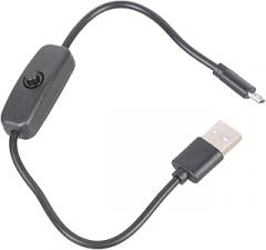 USB to Tiny USB Cable Equipped Power Control Switches Offering Flexible Energy Management for Various Electronics Charging Cable Tablets