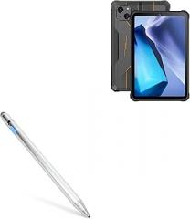 BoxWave Stylus Pen Compatible with Oukitel RT3 - AccuPoint Active Stylus, Electronic Stylus with Ultra Fine Tip - Metallic Silver