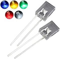 10 PCS 257 LED Diode Lights Single Super Bright Lighting Bulb Lamp Electronics Components Indicator Light Emitting LED Diodes(Green)