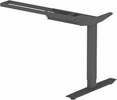 Lorell Sit-Stand 3rd-Leg Base - Black Base - 275 lb Capacity - Height Adjustable - 45