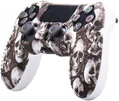 Camouflage Soft Silicone Case Skin Grip Cover for Playstation 4 PS4 Controller Skeleton