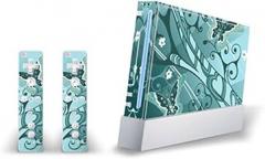 Mightyskins Skin Decal Skin Compatible with Nintendo Wii Console + Two Wiimote Controllers Sticker- Butterfly Blues