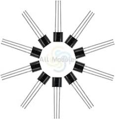 5PCS DS18B20 18B20 TO-92 Temperature Sensor IC CHIP DS18B20 TO92 DS18B20 18B20 Sensor Electronic chip for Arduino