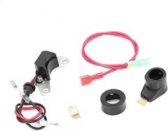 Lucas 25D/DM2 ABS Electronic Ignition Points Conversion Kit System Engine Mounted Assembly Compatible For Austin Mini MK I Ford Capri MG MGB GT 1960-1993