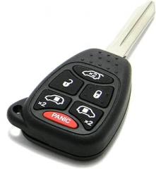 OEM Electronic 6-Button Remote Head Key Fob Compatible with 2004-2007 Dodge Grand Caravan (FCC ID: M3N5WY72XX, M3N65981772)