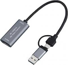 2K 50FPS USB3.0 to HDMIcompatible Video Captures Card Game Captures Card Recorders Box Device for Live Streaming Out