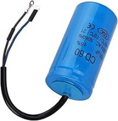 Run Capacitor with Wire Lead 250V AC 200uF 50/60Hz for Electronic Starter Air Compressor EXBAIOOQ