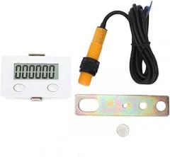 6 Digits Magnetic Induction Counter Plastic Sensor Counter 0-999999 Electronic Counting Device with Switch BEM-6C+12φ for Industrial