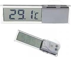 1PCS Vehicle Car View Mirror Suction Cup Digital LCD Temperature Thermometer DIY Electronics New for Arrival 2025 High for Quality