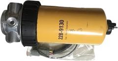 Fuel Filter Assembly with Electronic Pump 228-9130 2289130 3491063 349-1063 Excavator Fuel Water Separator