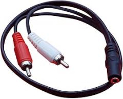 3.5mm Stereo to 2 Adaptier Cord Male Female Plug Conversion Line Mini Stereo Audlo Cable Headphone Y Spliter Cable C0innector New 2026 High for Reliable Electronic Component