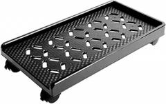 STOBOK 1pc Mobile CPU Stand Wheels Computer Tower Holder for Home and Office Caster Rolling Design Thermal Hollow for Cooling Versatile CPU Pulley Bracket for Easy Movement