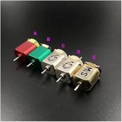 1PC DC 2.4V-3V 30000RPM/50000RPM Ultra High Speed 130 Electronic Starter DIY RC 4WD Toy Racing Slot Car(C Silver)