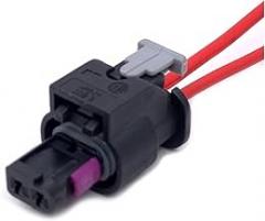 2 3 4 5 6 Pin Auto AMP Fuel Injector Iimpact Sensor Plug Waterproof Electronic Connector Wire Harness DJ7033WA-1.2-21(2P Wire Harness)