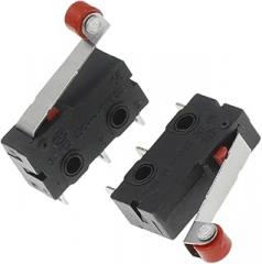 10Pcs Mini Micro Switch 3Pin with Roller Limit Switch New 2026 High for Reliable Electronic Component, Precision, Stable Performance
