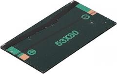 10 Pack Mini 5V 30mA Epoxy Solar Panels 53x30mm for DIY Electronics, Small DC Battery Charging and Science Projects()
