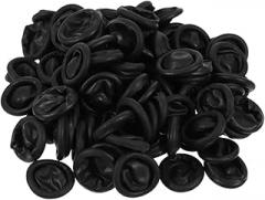 Zerodeko 100pcs -Static Finger Covers Comfortable Elastic and Latex Protector for Electronics Assembly Microelectronics and Daily Use