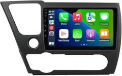 Radio for Honda Civic 2013 2014 2015 Stereo Upgrade Dash Kit Car GPS Navigation,2+32GB 9