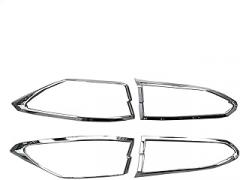 for Toyota Corolla Cross 2020 ABS Chrome Rear Tail Light Lamp Cover Sticker Decoration Trim Accessories