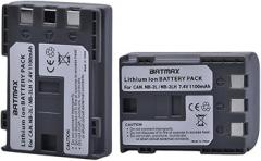 Batmax Pack of 2 NB-2L/NB-2LH High-Capacity Replacement Batteries for Canon Digital Rebel XT, XTi, EOS 350D, 400D Digital Cameras