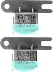 2pcs Replacement Dual Channel Magnetic Head for Cassette Tape Recorder Metal Recorder Accessory with Stable Support Compatible Stereo Recording Upgrade Part Replacement