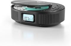 Portable CD Player with Speakers, FELEMAN Upgraded 2 in 1 Home CD Player & Bluetooth Speaker, Rechargeable Boombox CD Player for Car/Home with Remote Control