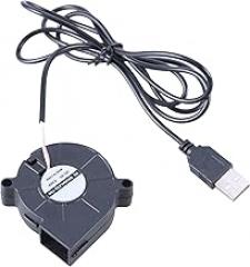 Compact 50mm USB Blower Fan for Computer DC5V Cooling Fan 5V1A Input 115cm Cord for Electronic Devices Projects