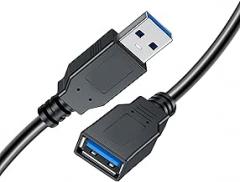 SaiTech IT Short Length 1 Feet USB 3.0 Extension Cable, USB 3.0 A Male to Female Extender Cable
