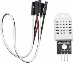 DHT22/AM2302 Digital Temperature and Humidity Sensor Module with Cable Suitable for Greenhouse Monitoring Industrial Environment Control Electronic DIY Projects