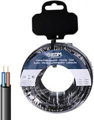 Electric Cable Hose EDM 28317 VV-K06 Black 15 m - Brand: EDM Product - EAN: 8425998283174