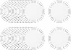 20 Pcs Round Anti-Slip Mat, 1.34