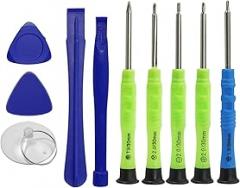 10 Piece Opening Pry Tool Repair Kit with Screwdriver Plastic Spudger for Laptop Computer Tablets Ipad Electronics iPod Touch