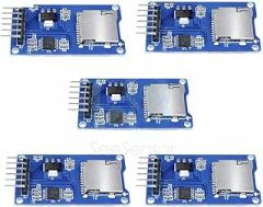 5Pcs Micro SD Storage Expansion Board Micro SD TF Card Memory Shield Module SPI for Arduino