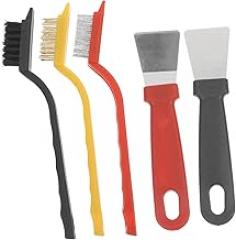 Mikinona Crevice Cleaning Brush Gap Brush Kit with Handheld Scraper for Kitchen Window Keyboard and Reach Spaces Easy to Use and Deep Corner Dust Remover