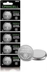 CR2016 3V Lithium Batteries High Capacity Battery (5 Pack)