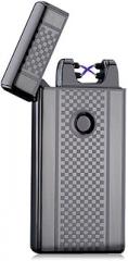 Dual Arc Electric USB Lighter Rechargeable Plasma Windproof Flameless Cigarette