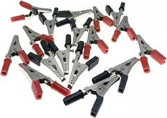 Electric Clamps 40 Pcs Metal Test Clips, Electrical Wire Clips For Electronics For laboratory testing(Red)
