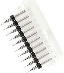 Print Circuit Board Drill Bits Reduce Cutting Force Improve Hole Wall Quality - Applicable for Electronics Hobbyists (0.3mm)