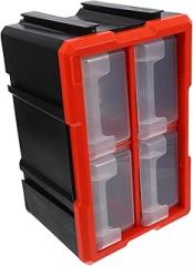 Gadpiparty Parts Organizer Box with Removable Dividers Durable Storage for Screws Nuts and Hardware Electronic Components and Fasteners