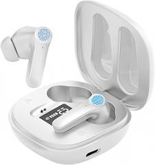 Ai Translation Earbuds Real Time, JE 3-in-1 Language Translator Earbuds with 150 Languages& Accents, Electronic Foreign Language Translation Device for Travel Business Learning（White）