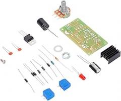 Regulated Power Supply Kit Non Polarity Input DIY Wiring Test ... for Beginner and Intermediate Electronics Enthusiasts