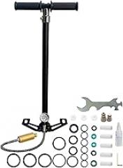 NUOGE 30mpa 4500Psi 4 Stage PCP Hand Pump Air Compressor High Pressure 300bar Operated HPA Tank Car Bicycle(Quick Connect)