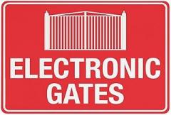 Electronic Gates Sign 8