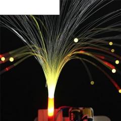 Electronic DIY Kit Multicolors Changing LED Optic Fiber Light Lamp Small RGB Colorful Night Lights Kits DIY Electronic
