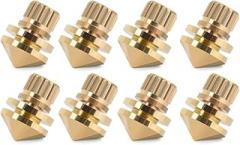 8 Pcs Speaker Isolation Copper Speaker Suspension Spikes Isolation Stands Foot Base Pad Sound Boxes Speaker Base pad